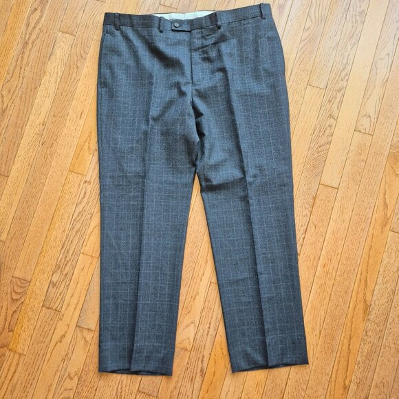 Lauren Ralph Lauren Pant Men's Plaid Wool Dress Trouser Pant 42R - Picture 1 of 12